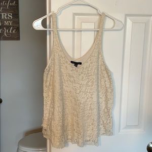 White Lace Tank Top